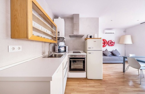 Sants Appartement | Superbe appartement de 2 chambres bien relié au centre, terrasse spectaculaire