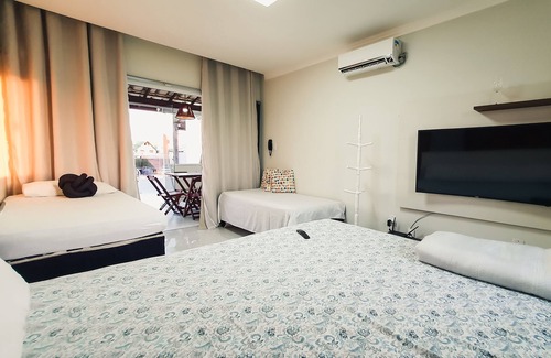 Arembepe Maison | Excelente Casa com Churrasqueira e ar Condicionado em Arembepe