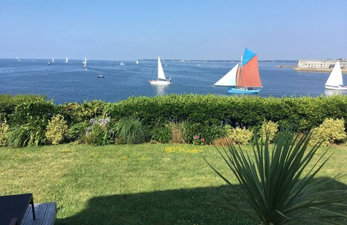 Concarneau Appartement | APPARTEMENT VUE MER PANORAMIQUE 180 JARDIN- Accès direct mer