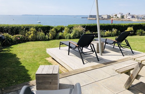 Concarneau Appartement | APPARTEMENT VUE MER PANORAMIQUE 180 JARDIN- Accès direct mer