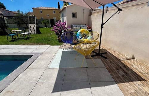 Baillargues Maison | Exceptional villa with air conditioning and swimming pool