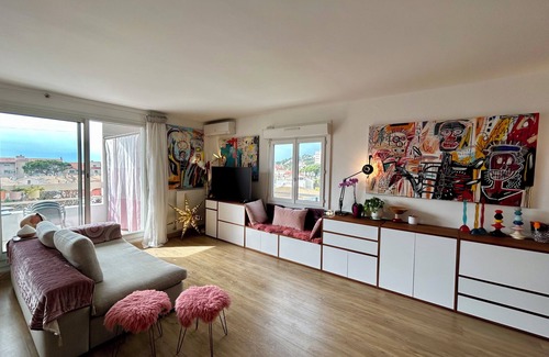 La Plage Appartement | Exceptionnel loft d'artiste vue mer Prado plage