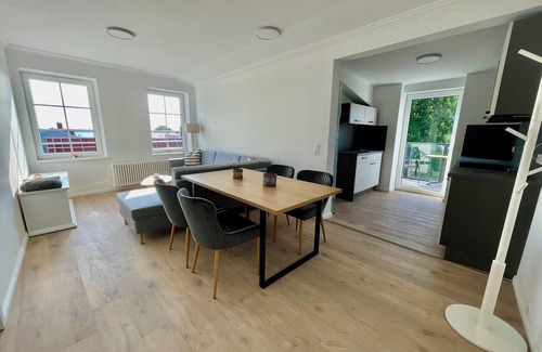 Altefaehr Appartement | Excl. Apartment with panoramic view of the Stralsund skyline - Seeblick Rügen