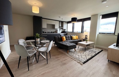 West Bromwich Appartement | Appartement-Two Bedroom-de Luxe-Vue sur la vallée-Salle de bain privée séparée