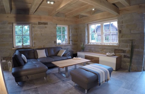 Wiek Appartement | Appartement exclusif directement au Wieker Surf and Kitespot avec sauna et cheminée