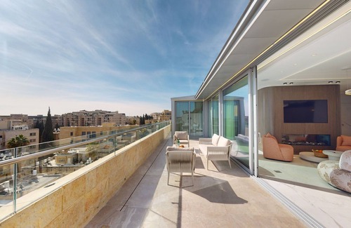 Jerusalem City Centre Appartement | Exclusive King David Penthouse-4BR &breathtaking views!