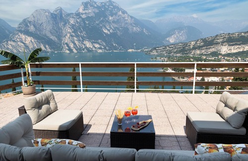 Torbole sul Garda Appartement | Exclusive residence in Torbole with breathtaking views, large terrace.