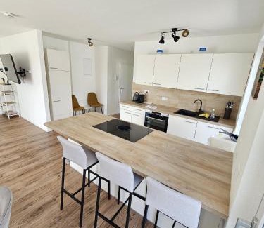 Mietersheim Appartement | Exklusive COZY 3-Zi-Penthouse mit großer Dachterrasse Nähe Europa Park und Rulantica