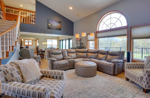 Shakopee Maison | Expansive Retreat on 5 Acres in Shakopee!