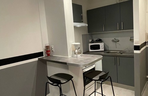 Wintzenheim Appartement | F1 refait à neuf, avec terrasse, douche Hydromassage LED, Colmar à 5min au calme