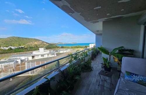 Noumea Appartement | F3 entier de standing tout équipé vue mer, piscine partagée et parking souterrain