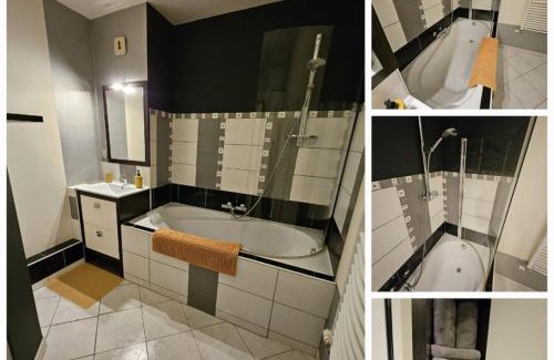 Hericourt Appartement | F3 rez-de-chaussée Centre ville au calme avec Balcon Garage et Netflix