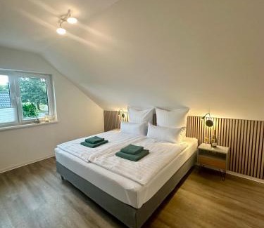 Bad Lippspringe Appartement | Familie oder beruflich - 2 Schlafzimmer - 3 Betten - Geräumig - Küche - Gemütlich