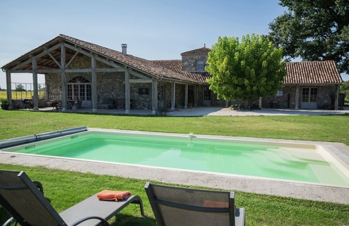 Fargues-sur-Ourbise Villa | Charmante maison de maître avec piscine