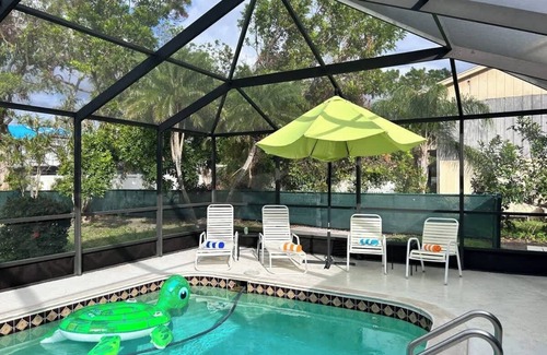 Palma Sola Maison | Family-Friendly 4BR Renovated Pool, Games, Grill Near Manatee River
