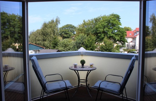 Alt Gaarz Villa | Appartement confort adapté aux enfants, près de la plage, vue mer