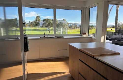 Mount Maunganui Maison | Family Paradise - 2 dwellings, Golf course views and beach across the road.