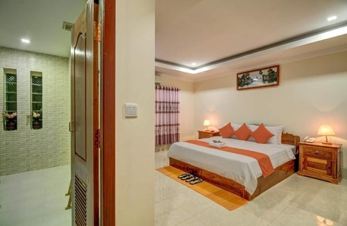 Siem Reap Station Balnéaire | Chambre familiale: 1 lit double et lit simple