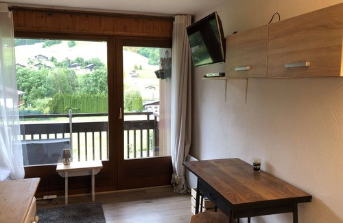 Praz-sur-Arly Appartement | Studio familial proche des pistes de Praz-sur-Arly