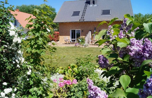 Fuhlendorf Maison | Fantastic FH, terrace, fireplace, close to the Baltic Sea, Bodden view, close to the beach