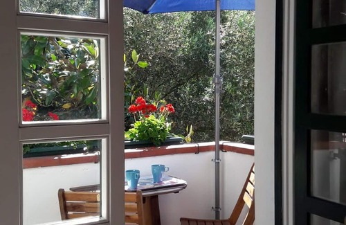 Quercianella Appartement | Vue fantastique, jardin privé, climatisation, WIFI gratuit.