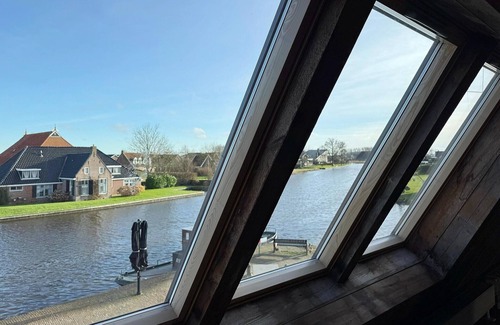 Woudsend Maison | Ferme aux Lacs Frisons avec Ponton Privé