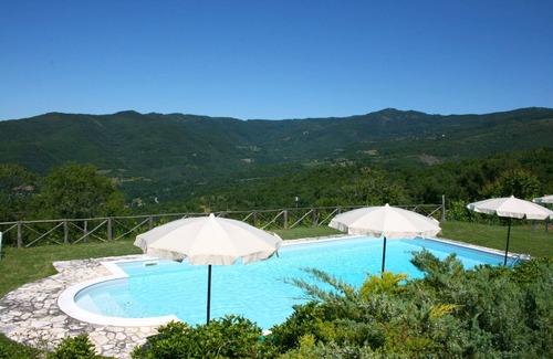Pieve di Chio Villa | Maison de campagne située en position collinaire et panoramique à la frontière entre la Toscane et l