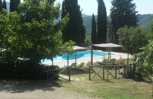 Castel Focognano Maison | Maison avec piscine panoramique grand domaine au cœur de la campagne toscane