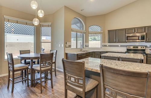 Garden Lakes Maison | Fenced Backyard Oasis: Pet-Friendly Avondale Home