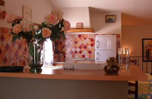 Mirabel-aux-Baronnies Appartement | Feniére Provencale 2/4 pers à 7km de Nyons au milieu des oliviers vue Ventoux