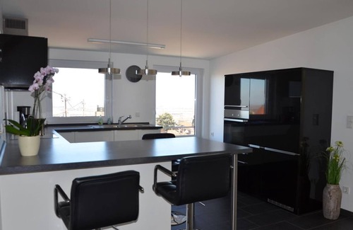 Neustadt-Hambach Appartement | Ferienwohnung im Seminargarten - Appartement/fewo, Dusche und Bad, WC, Nichtraucher
