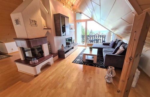 Neustadt-Gimmeldingen Appartement | Ferienwohnung Pfalzblick - Appartement/fewo, Dusche, WC, Terrasse