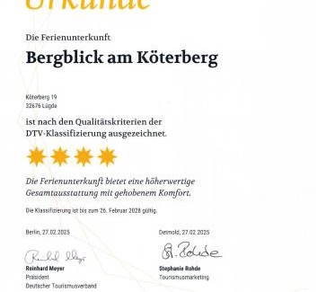 Luegde Appartement | Ferienhaus – Bergblick am Köterberg