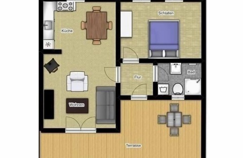 Dobin am See Maison | Ferienhaus für 2 Gäste mit 50m² in Flessenow