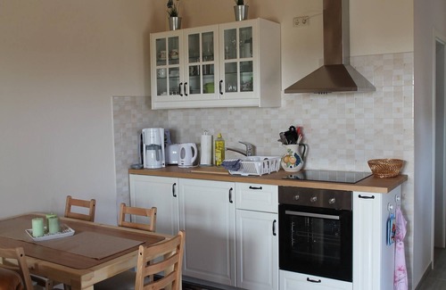 Kroepelin Maison | Maison de vacances à Brusow avec terrasse couverte