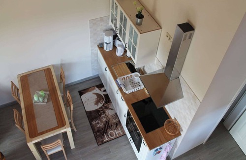 Kroepelin Maison | Maison de vacances à Brusow avec terrasse couverte