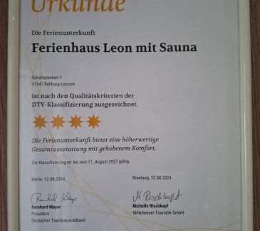 Rehburg-Loccum Maison | Ferienhaus Leon mit Sauna