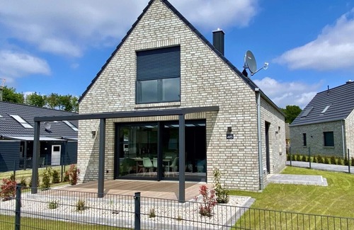 Barssel Maison | Ferienhaus Seestern am Harkebrügger See mit Sauna und Kamin