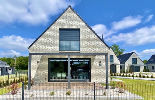 Barssel Maison | Ferienhaus Seestern am Harkebrügger See mit Sauna und Kamin