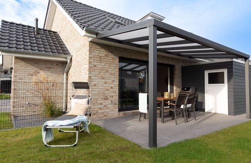 Barssel Maison | Ferienhaus Sonneneck am Harkebrügger See mit Sauna