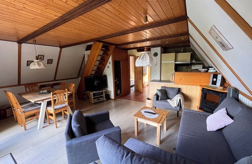 Bad Arolsen Maison | Ferienpark Twistesee, cozy vacation home with sunbathing lawn and lake view