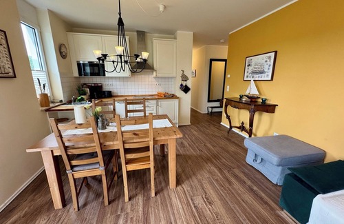 Ostseebad Dierhagen Appartement | Ferienwohnung mit Terrasse und Strandkorb Direkt Hinter dem Deich