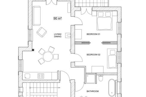 Kienwerder Appartement | Ferienwohnung 2OG am Waldfriedhof