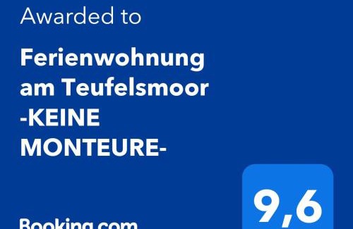 Sanitz Appartement | Ferienwohnung am Teufelsmoor -KEINE MONTEURE-