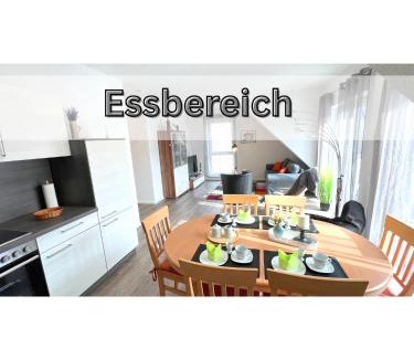 Papenburg Appartement | Ferienwohnung "Atlantis" Papenburg Balkon Einbauküche Neubau 74 qm Free Wifi 2 Schlafzimmer 4 Personen