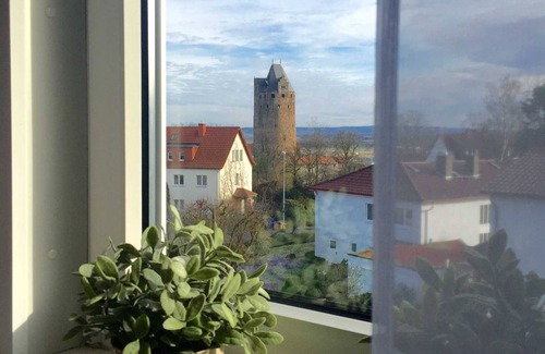 Fritzlar Appartement | Ferienwohnung Blick zum Grauen Turm