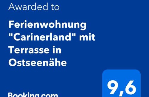 Kamin Appartement | Ferienwohnung "Carinerland" mit Terrasse in Ostseenähe