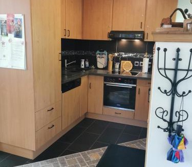 Kamin Appartement | Ferienwohnung "Carinerland" mit Terrasse in Ostseenähe