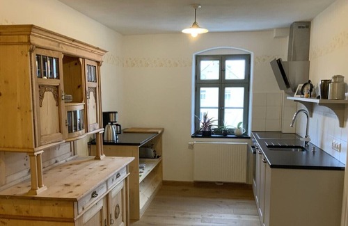 Doberschau-Gaussig Appartement | Ferienwohnung Gutsherrenwohnung im Gutshof Doberschau bei Bautzen
