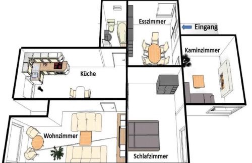 Dahlen Appartement | Ferienwohnung Deutschmann